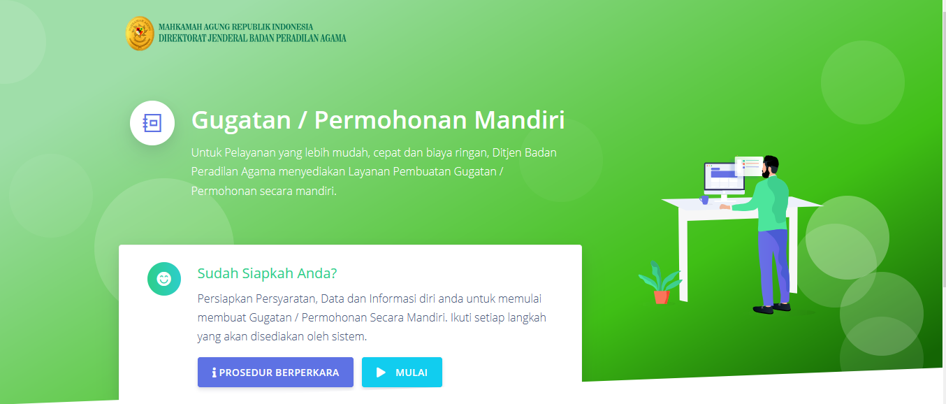 Gugatan / Permohonan Mandiri
